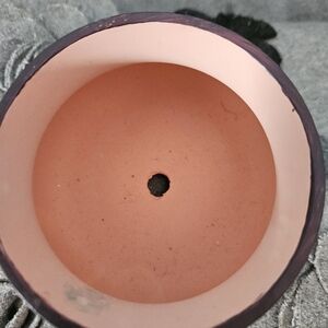 Source Unknown Pink and Purple Planter